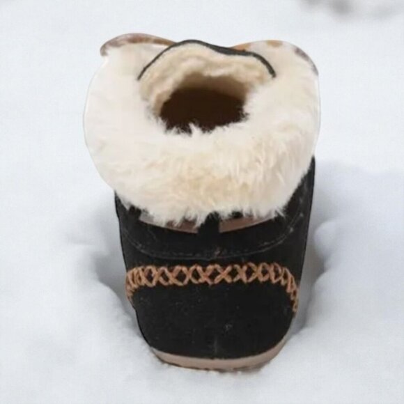 NEW!!! - MINNETONKA WOMEN’S CHRISSY BLACK - SIZE 8M - Picture 3 of 7